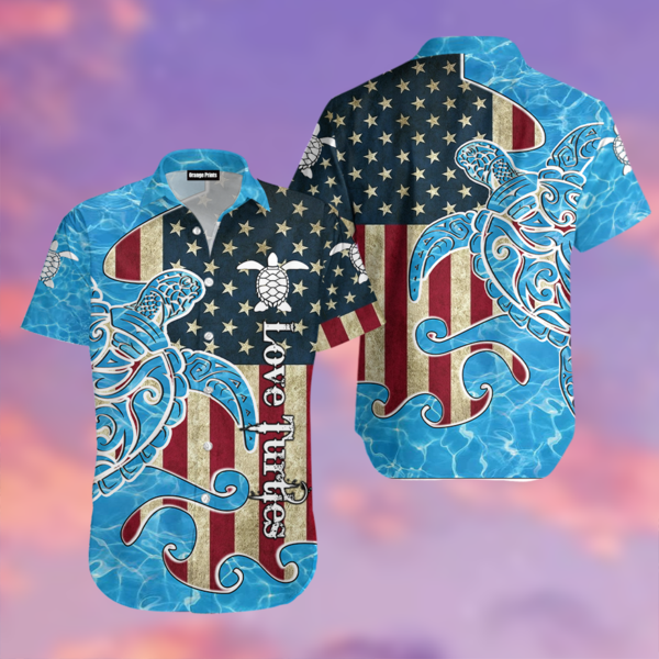 Turtle Flag Aloha Hawaii Shirts For Men Women Ha97889