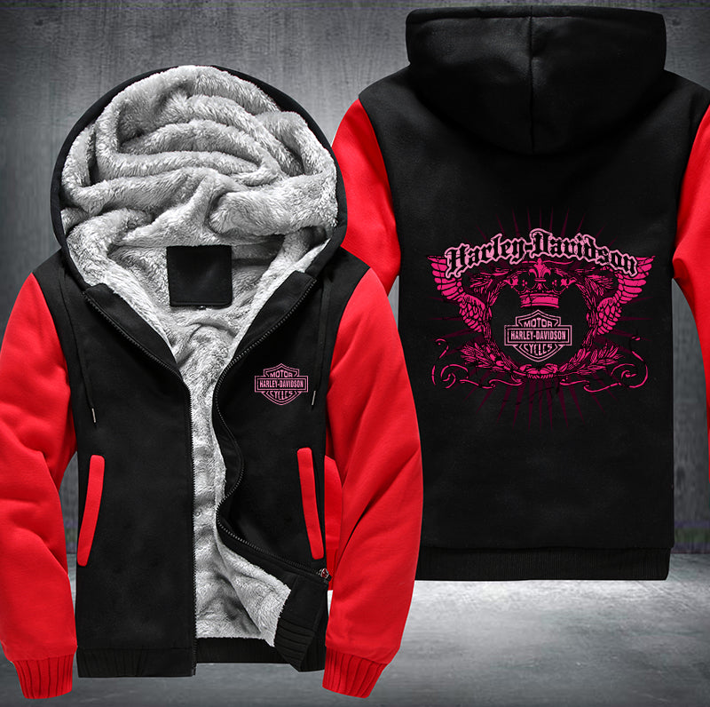 Harley Davidson Pink Label Fleece Hoodies Jacket – Odbary Store
