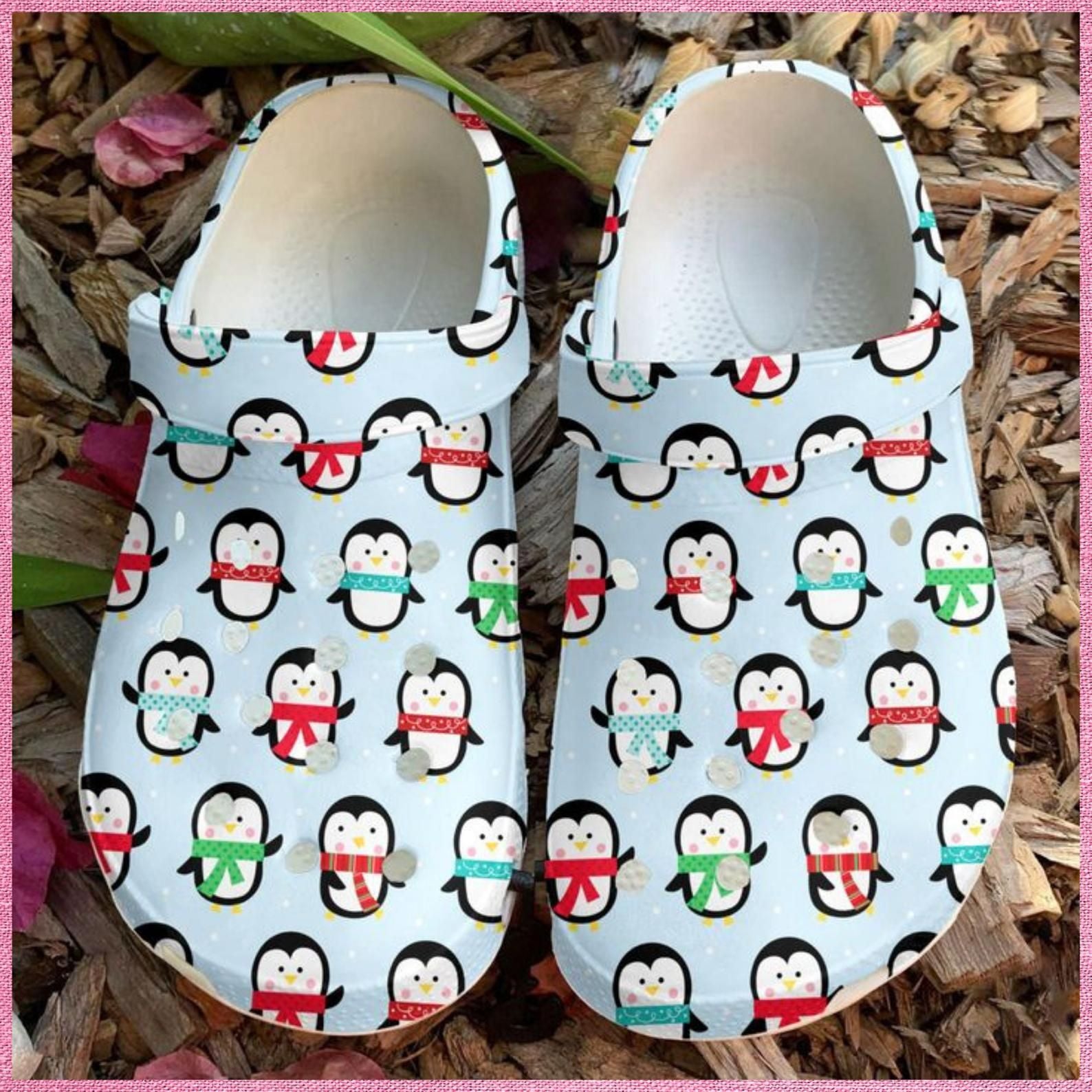 Penguin Cute Penguins 3D Crocband Clog