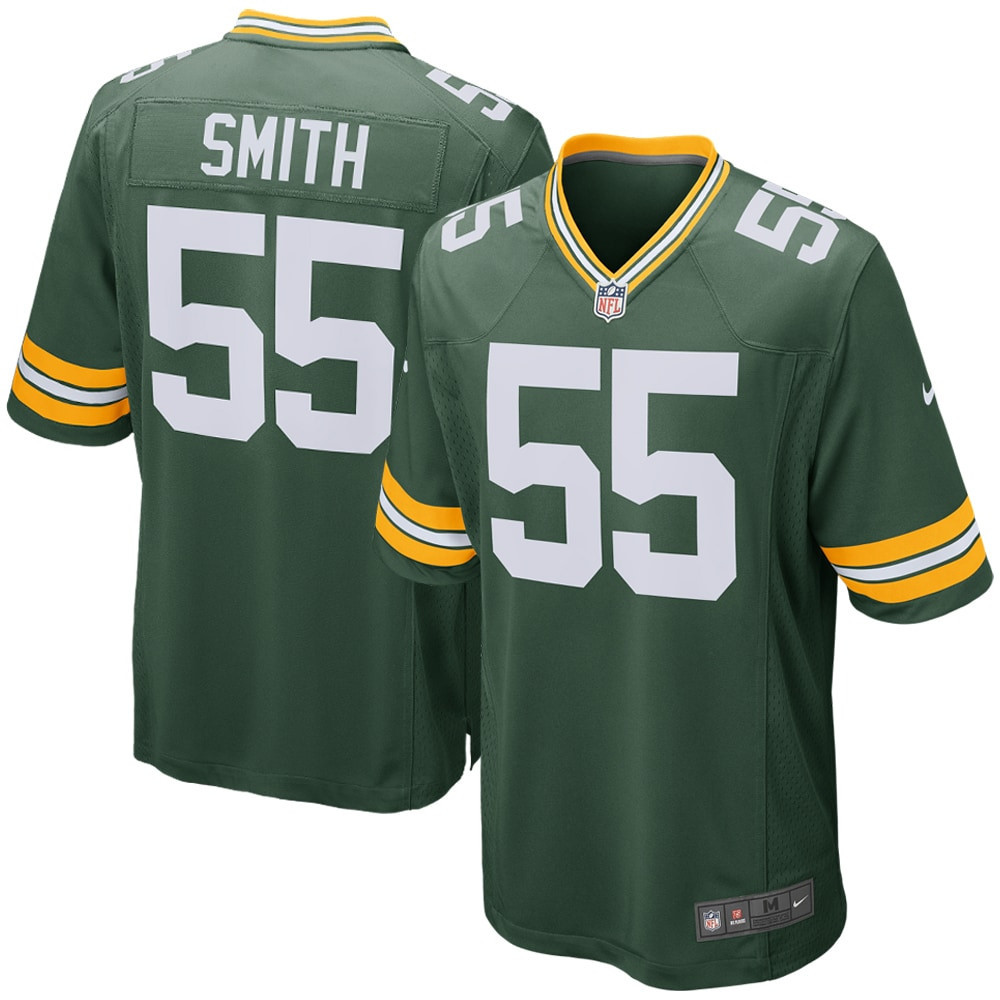 Zadarius Smith Green Bay Packers Game Player Jersey – Green NFL