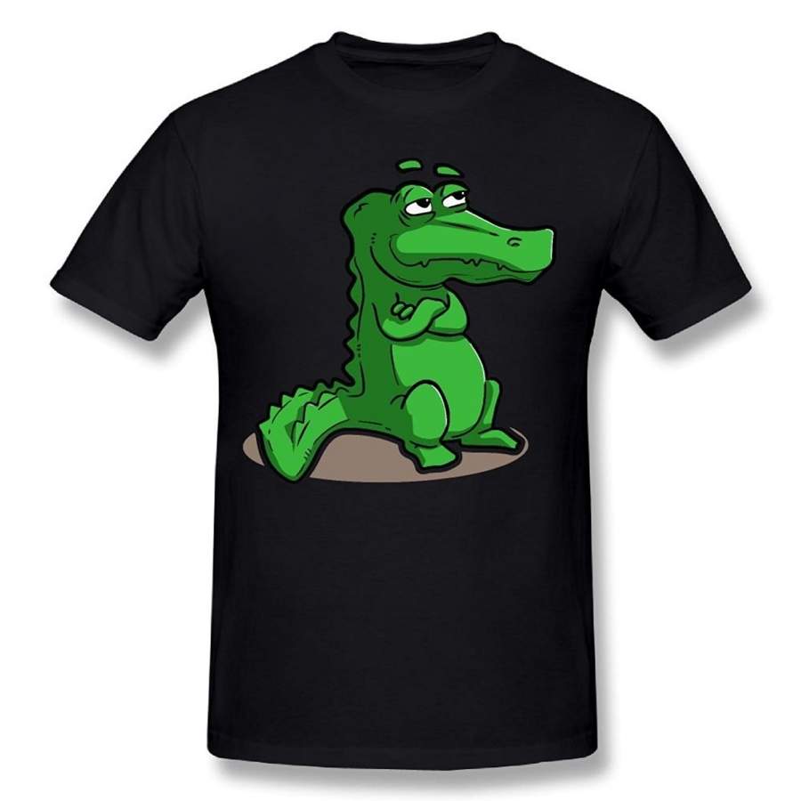 Txl&Ay Alligator Men’S Fashion Short Sleeve T-Shirt