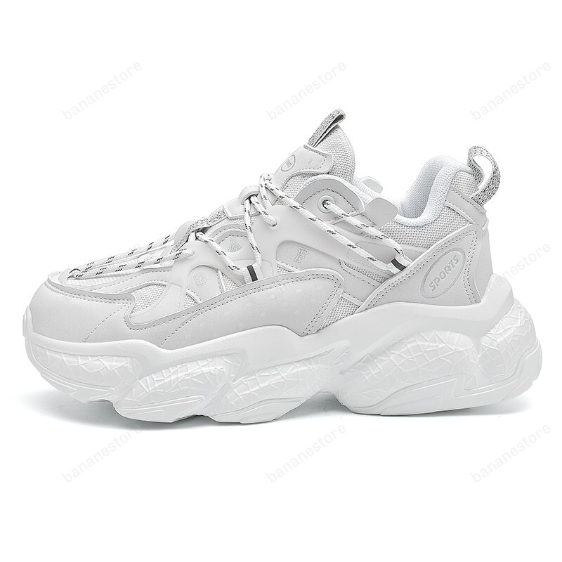 Times New Roman 2021 Fashion Couple Breathable Spring Autumn Men Chunky Sneakers Height Increasing Adult Unisex Casual Shoes