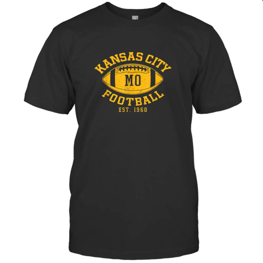 Vintage Kc Kansas City football Missouri Retro Gift T shirt