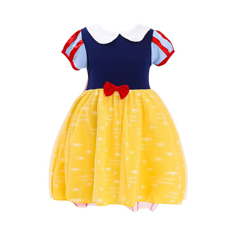 2 3 4 5 6 Yrs Baby Girls Princess Clothes Child Aladdin Jasmine HuaMulan Dress Elsa Anna Snow White Party Jessie Bo Peep Costume alx