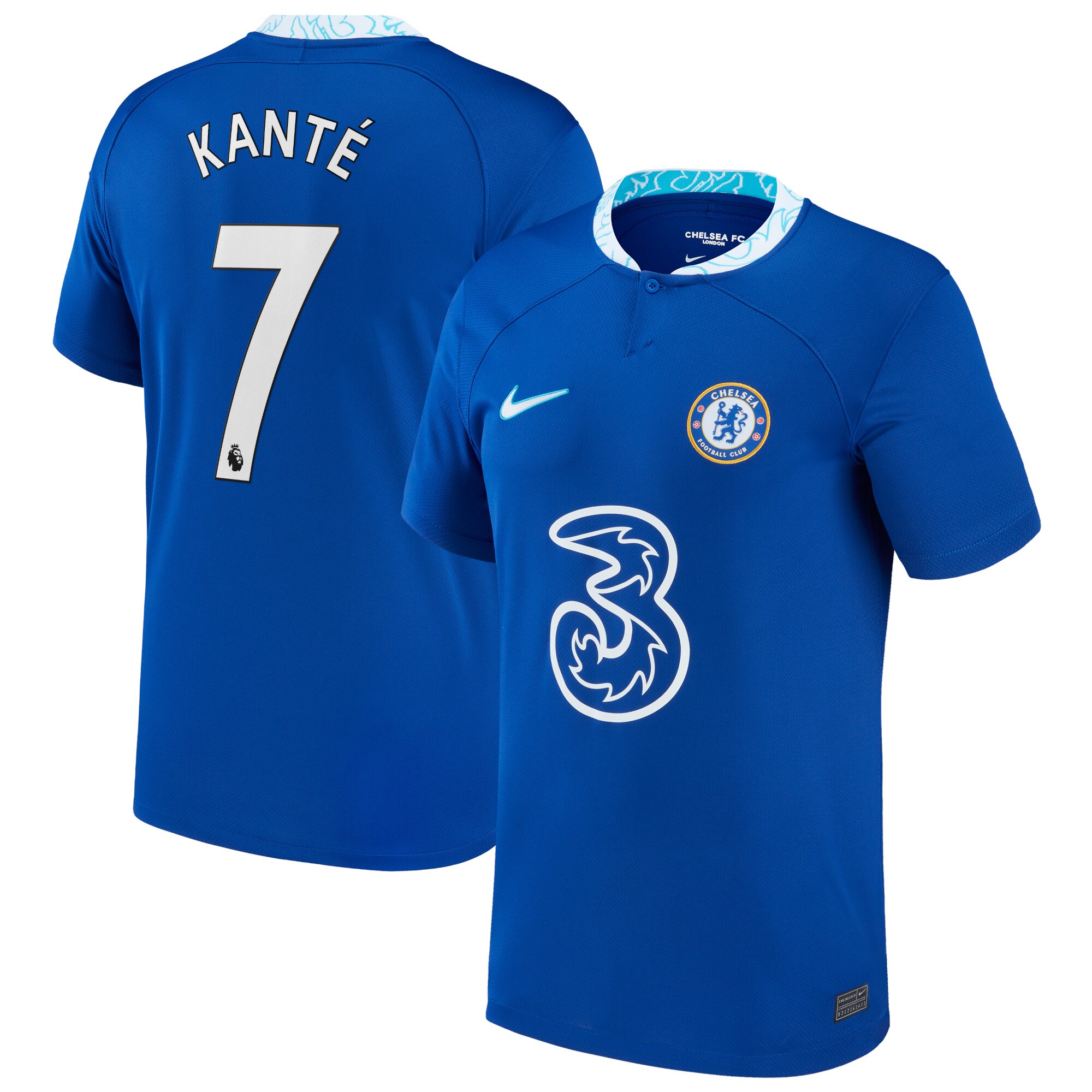 N'Golo Kanté Chelsea Youth 2022/23 Home Replica Jersey – Blue