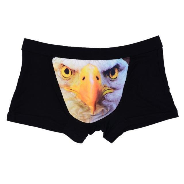 3D Wolf Eagle Men Underwear