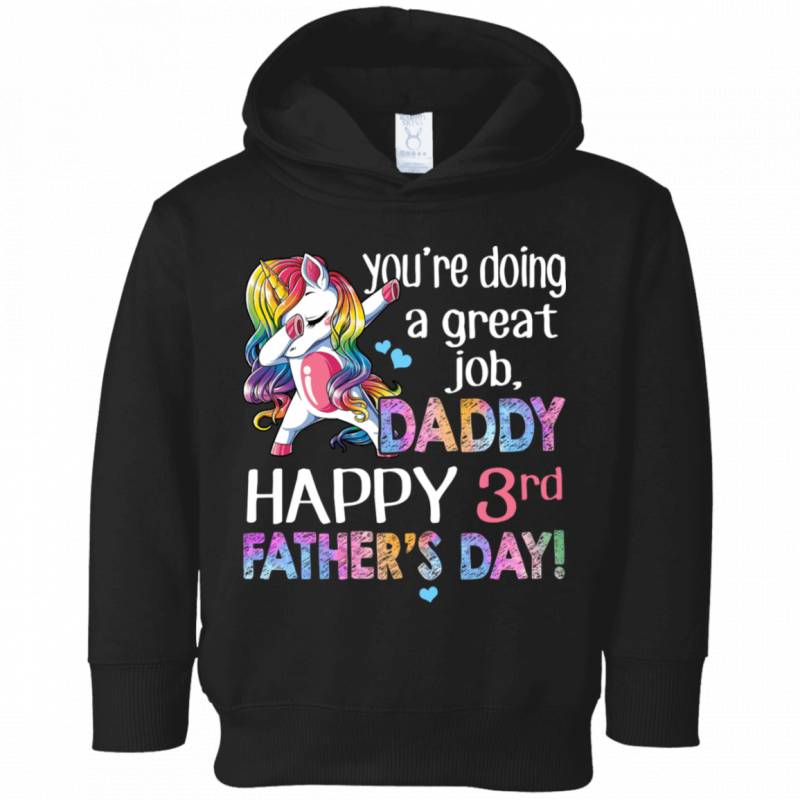 2nd Father’s Day Custom Rabbit Skins Toddler Fleece Hoodie