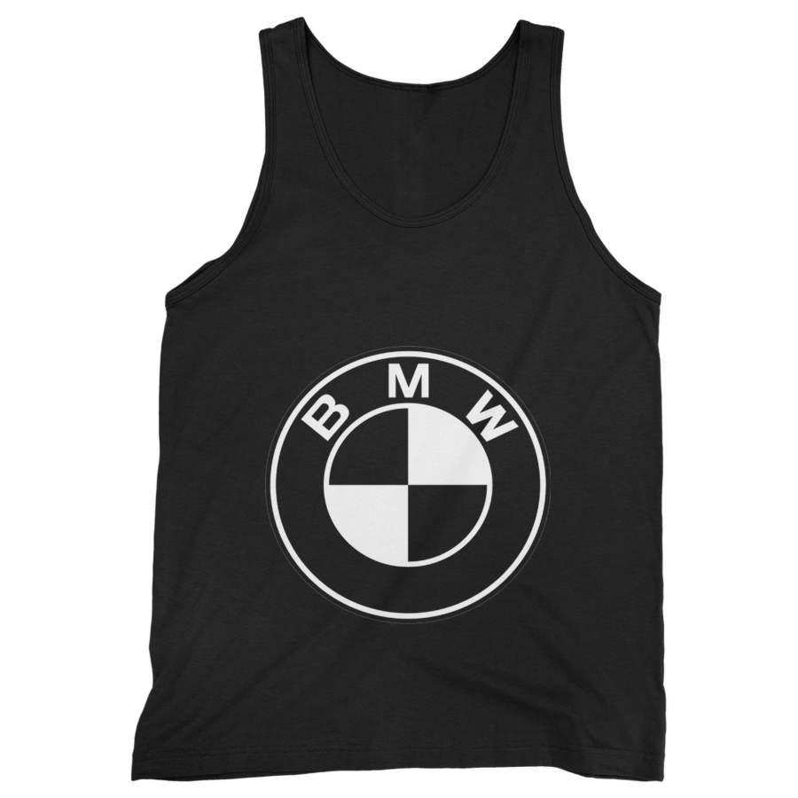 Bmw Black White Emblem Logo Man’s Tank Top