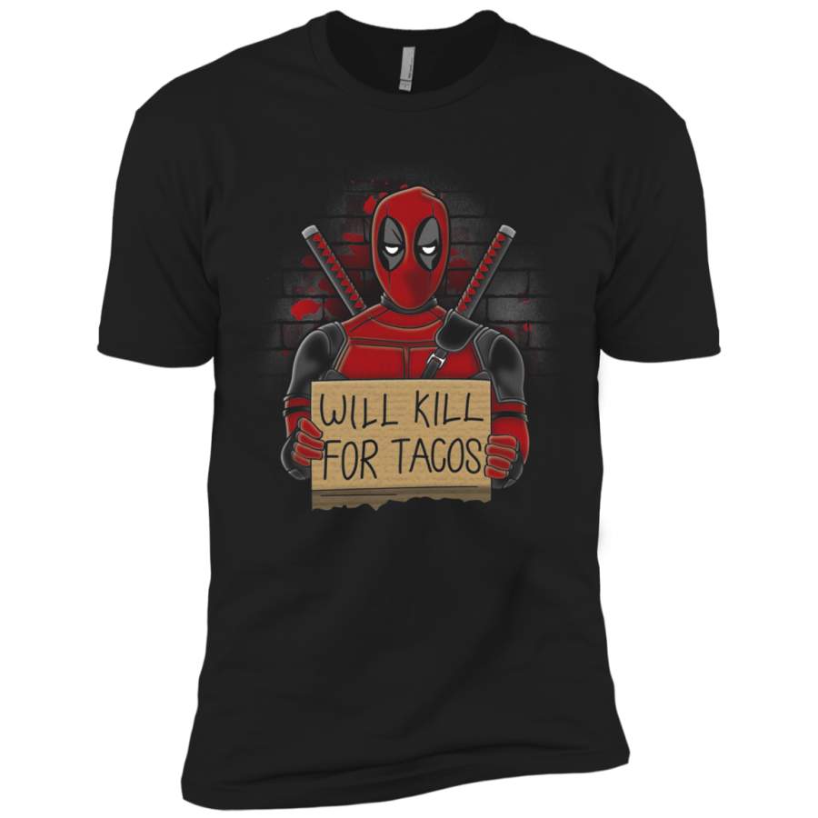 Will Kill for Tacos Men’s Premium T-Shirt