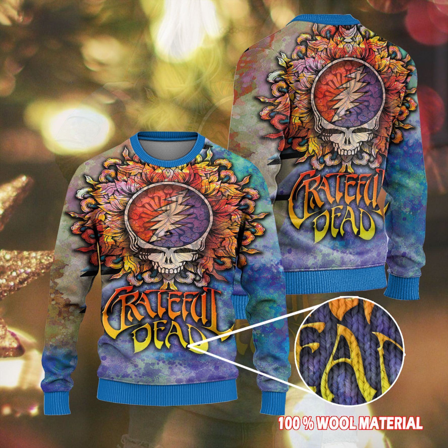 Thankful Dead Ugly Sweaters LO22032106