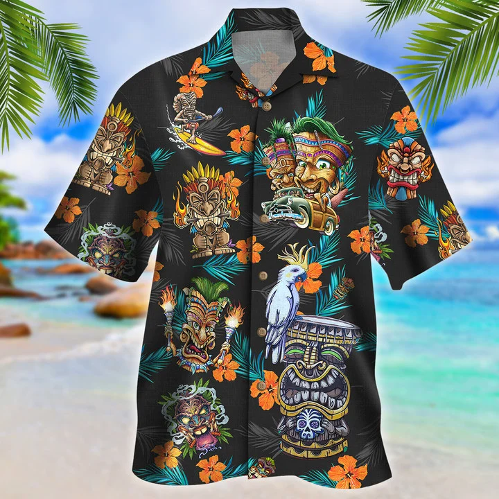 Tiki Hawaiian Summer Aloha Gift For Ha6912