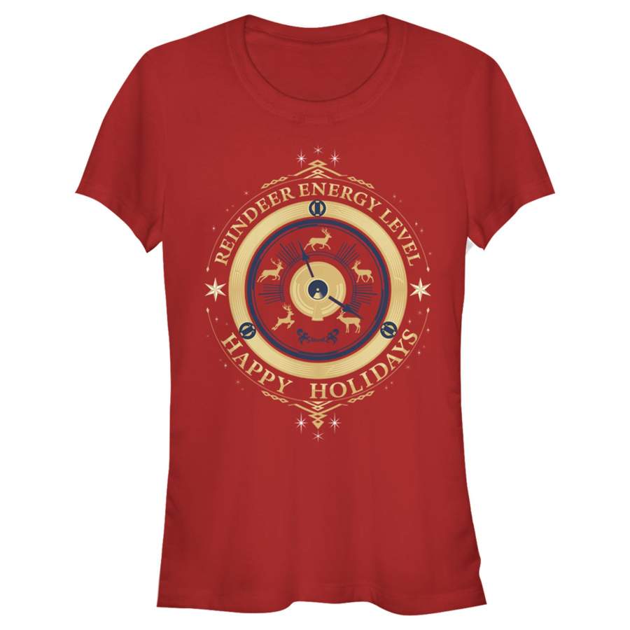 Christmas Chronicles 2 Junior’s Reindeer Energy Meter  T Shirt