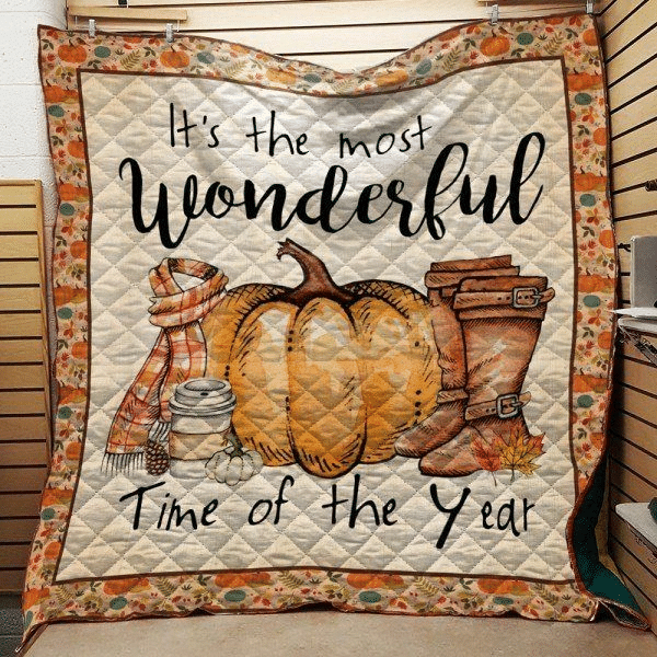 Halloween Quilt Blanket – It’S The Most Wonderful Time Of The Year Blanket