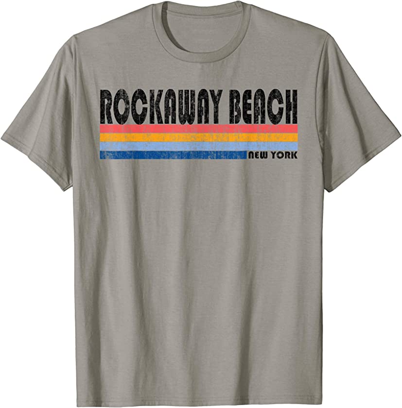 Vintage Retro 70s 80s Rockaway Beach NY T Shirt