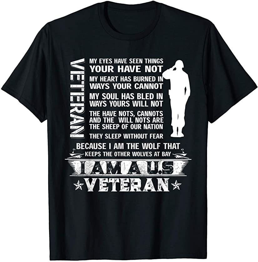 Vintage I Am A US veteran T-Shirt