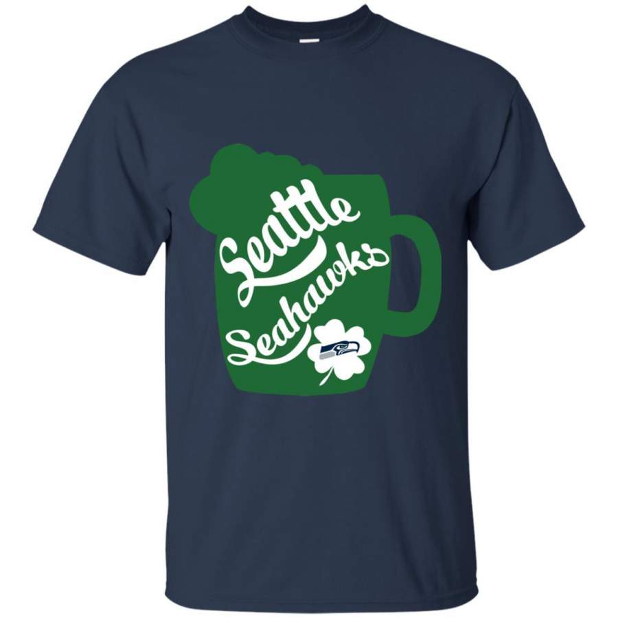 Amazing Beer Patrick’s Day Seattle Seahawks T Shirts