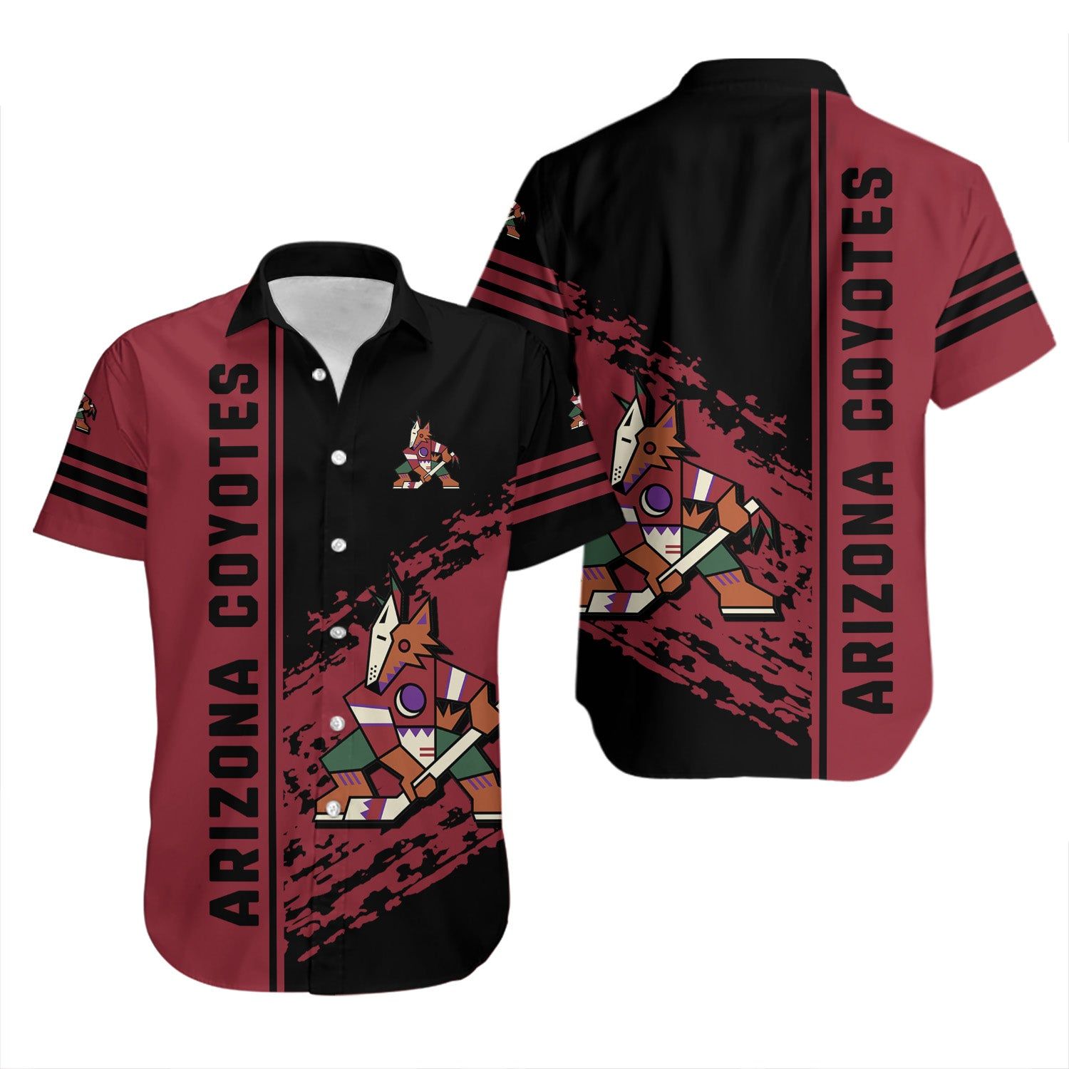 Arizona Coyotes Hawaiian Shirt Quarter Style – Nhl