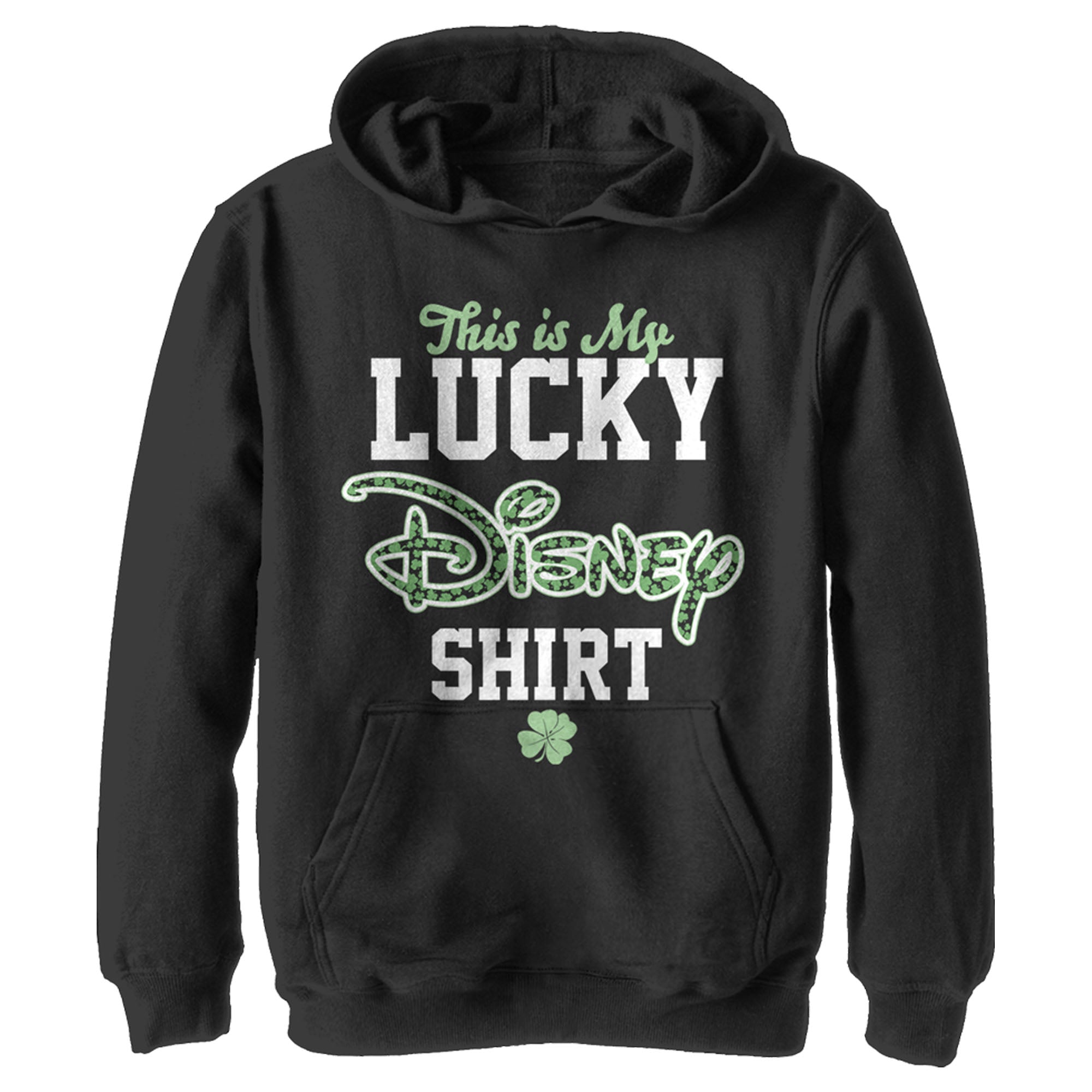 Boy’S Disney This Is My Lucky Shirt Pull Over Hoodie