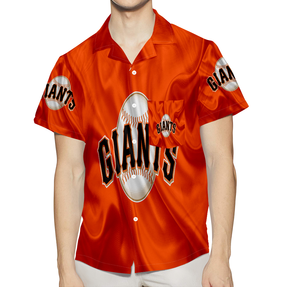 San Francisco Giants Art 23 3D All Over Print Summer Beach Hawaiian Shirt With Pocket