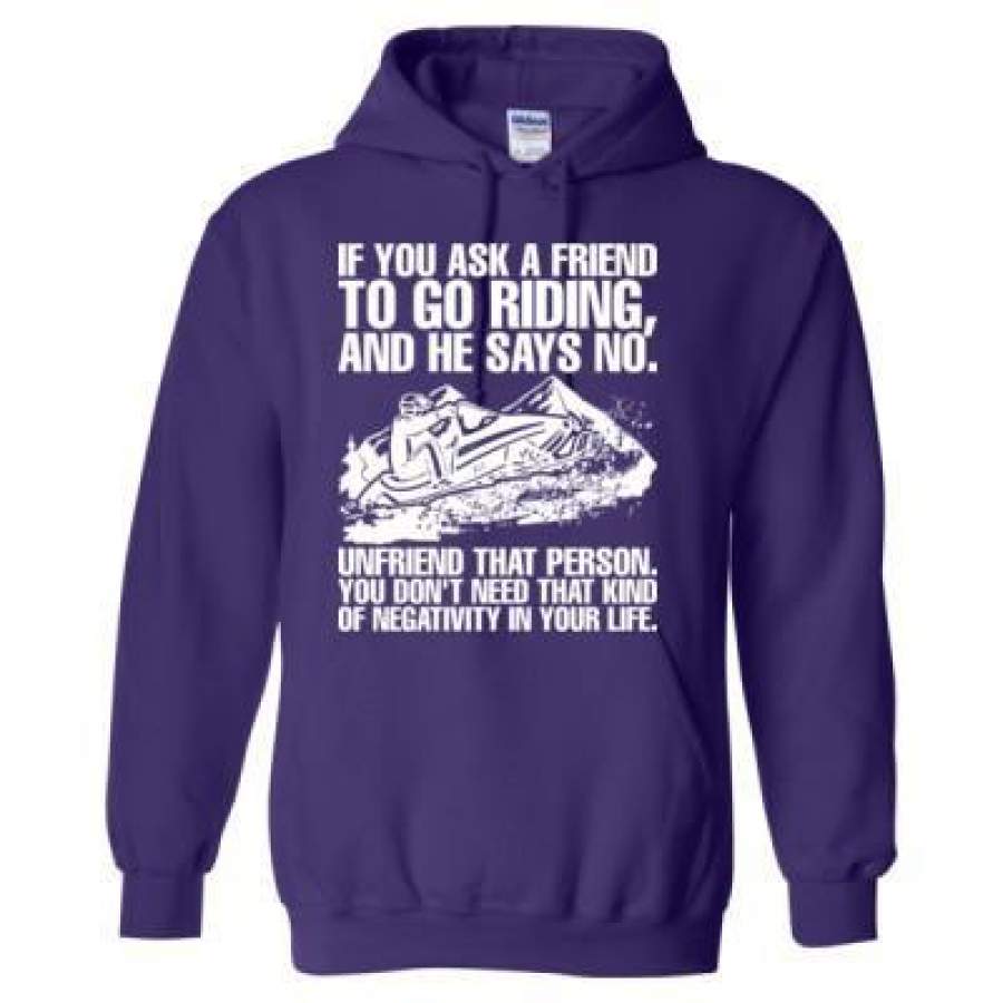 AGR Brappp Life Riding Snowmobile Friend – Heavy Blend™ Hooded Sweatshirt