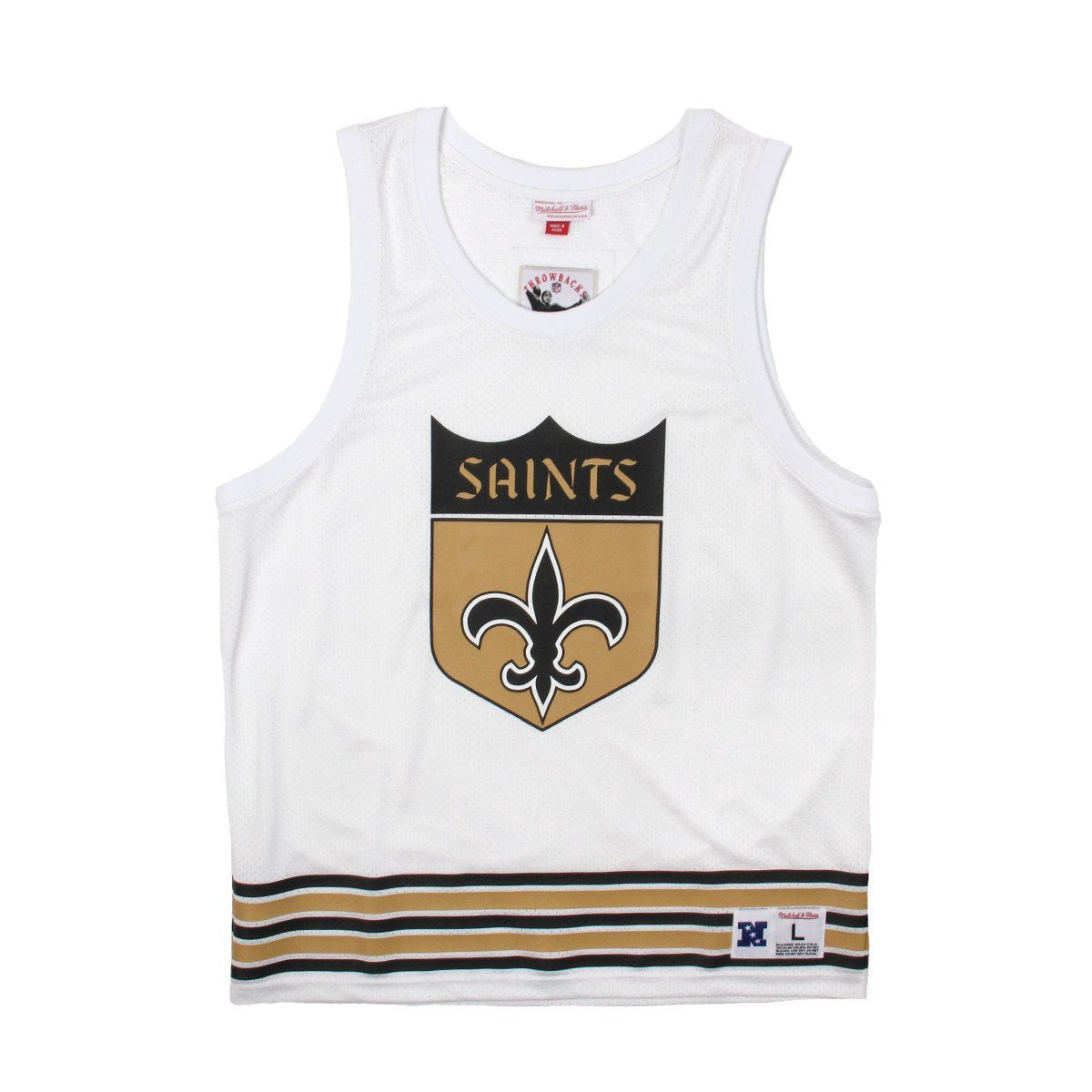 MITCHELL & NESS X CONCEPTS MESH TANK-TOP NEW ORLEANS SAINTS