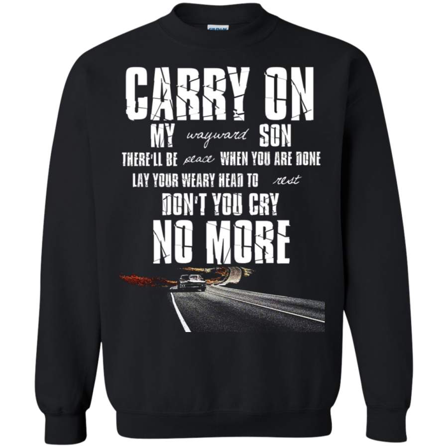 AGR Carry on my Wayward Son – Supernatural Sweatshirt