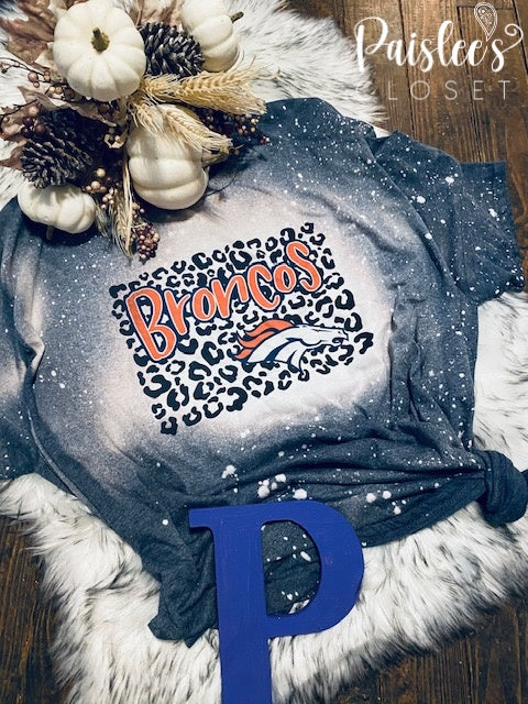 Denver Broncos Leopard Football Shirt