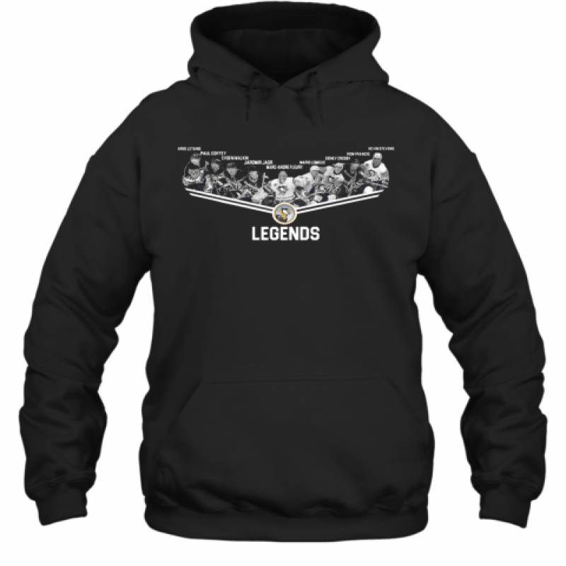 Pittsburgh Penguins Legends Team Player Signature Hoodie