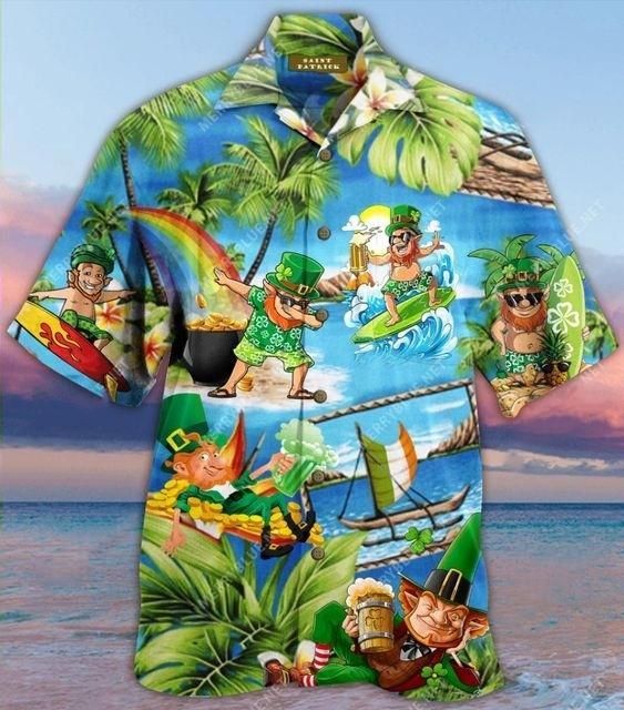 Cover Your Body With Amazing Hawaii Aloha Shirts Saint Patrick Surfing Ha13462