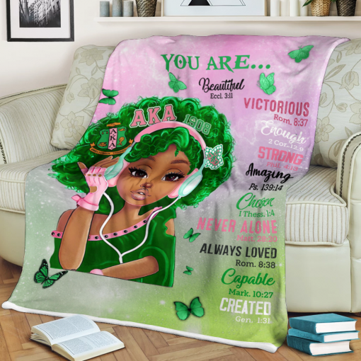 Alpha Kappa Alpha 1908 Blanket