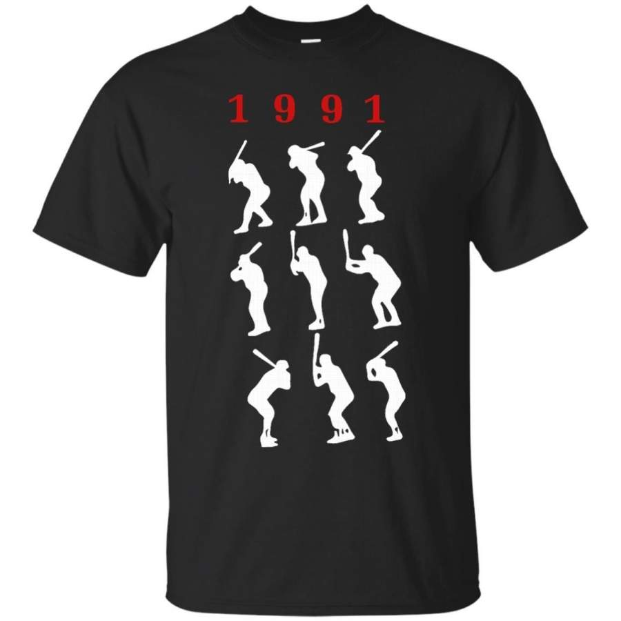 AGR 1991 game 7 batting stances t-shirt