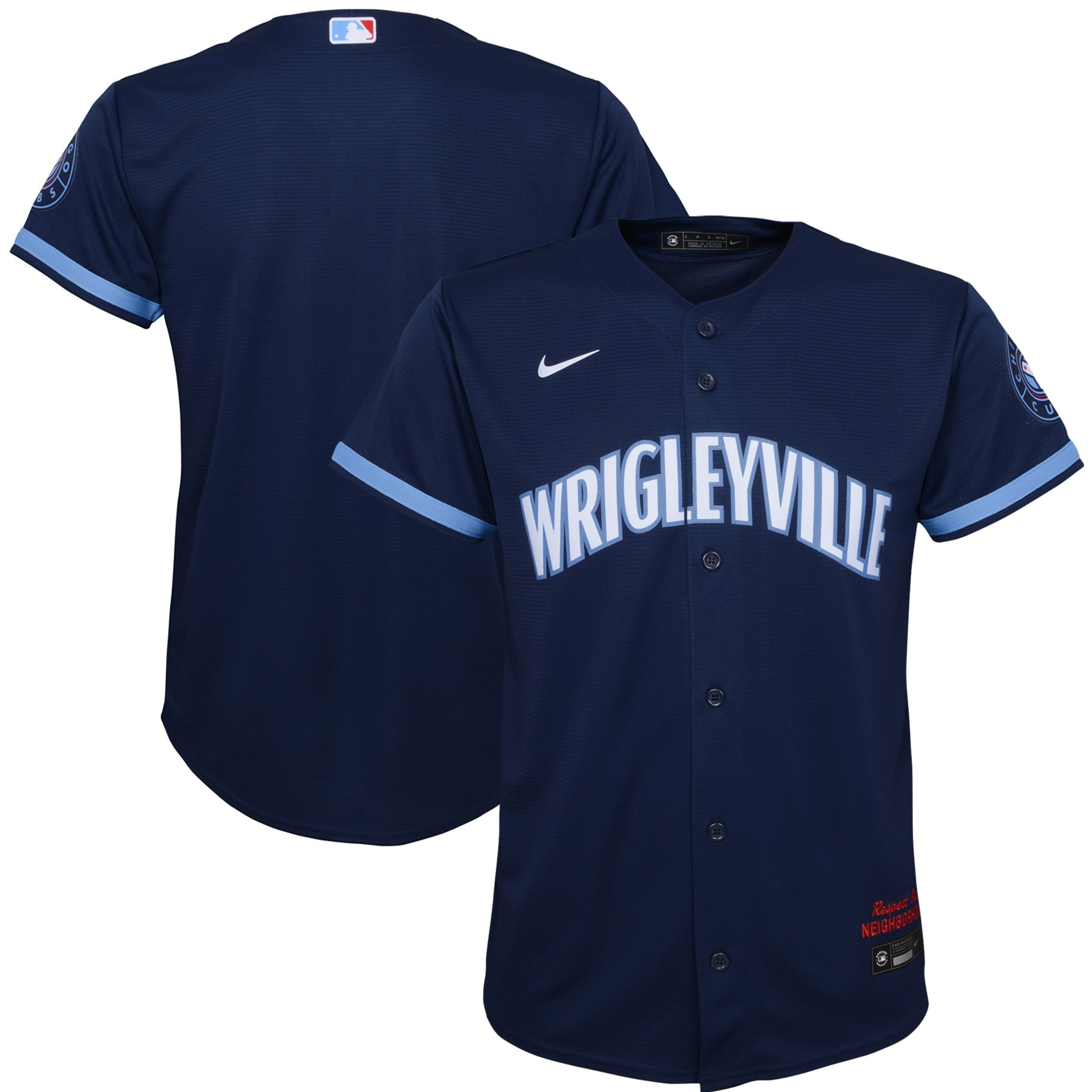 Chicago Cubs 2021 City Connect Replica Jersey – Navy MLB