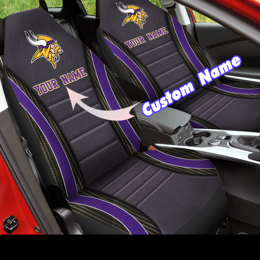 Vikings Custom Car Seat Covers (SET OF 2)