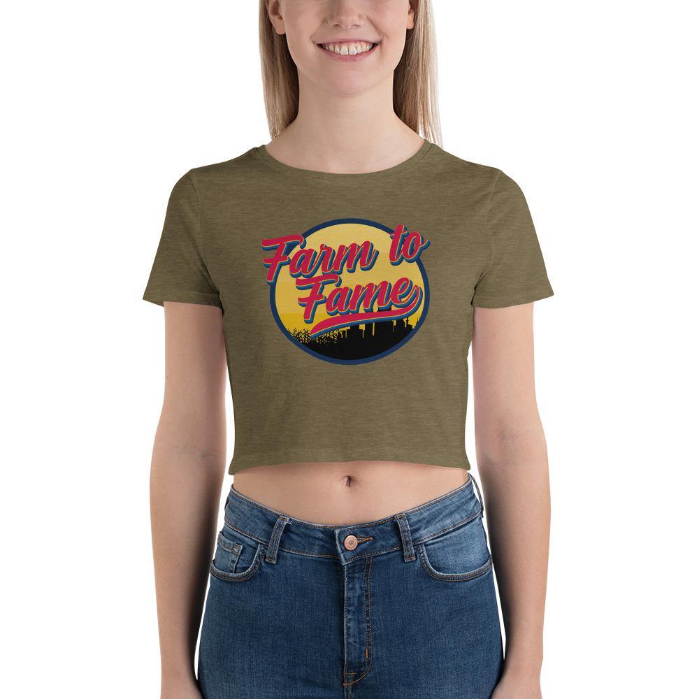Farm To Fame Logo | Crop T-Shirt