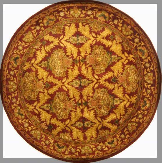 Safavieh Antiquity Wine GE231 Round Rug  CYSI2907