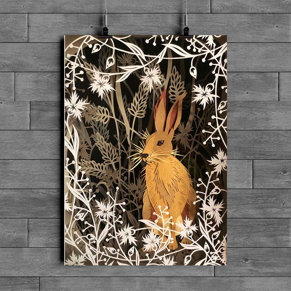 Rabbit Poster Tg130155Pt