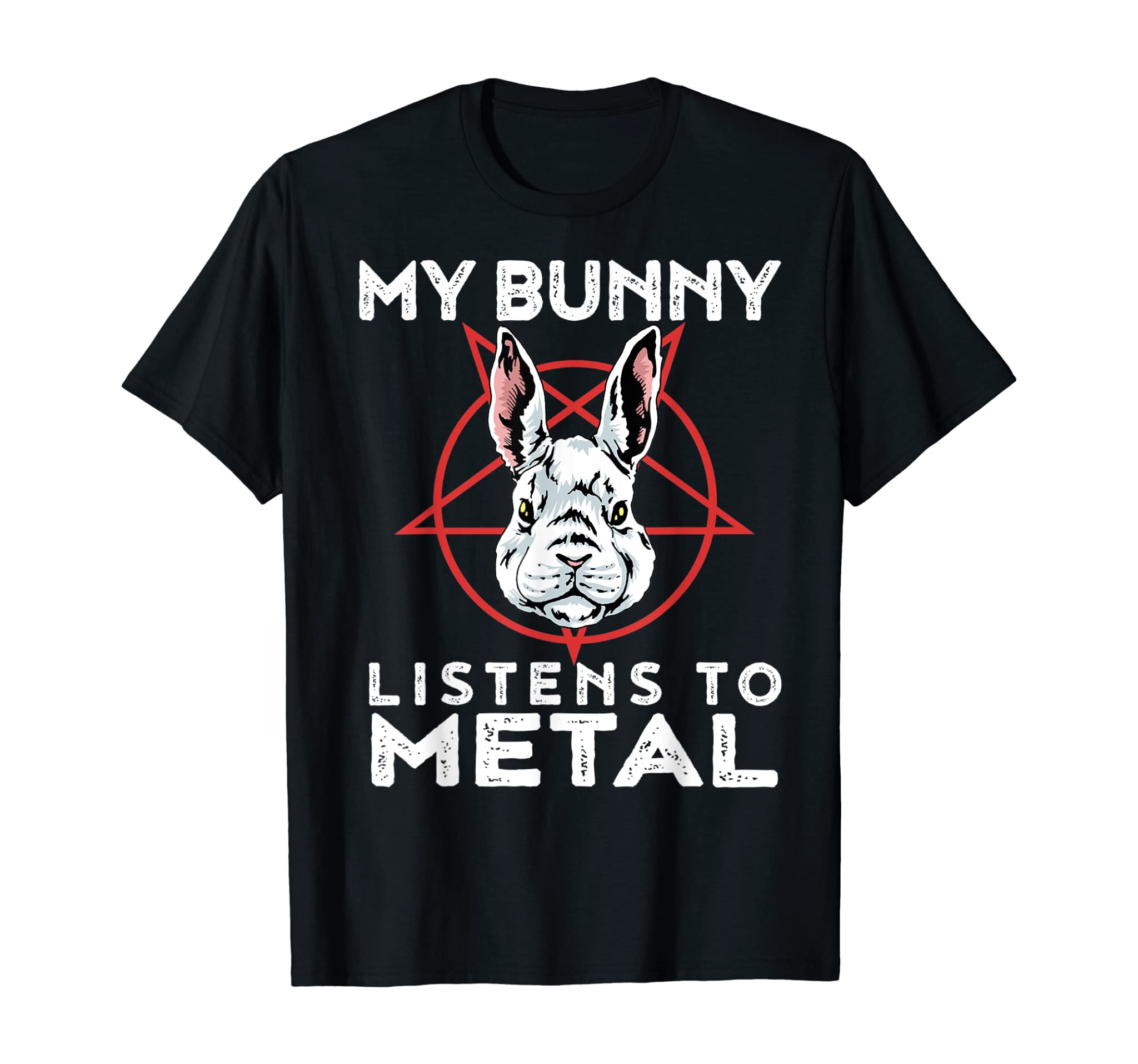 Metal Bunny Tshirt for a Rabbit Lover