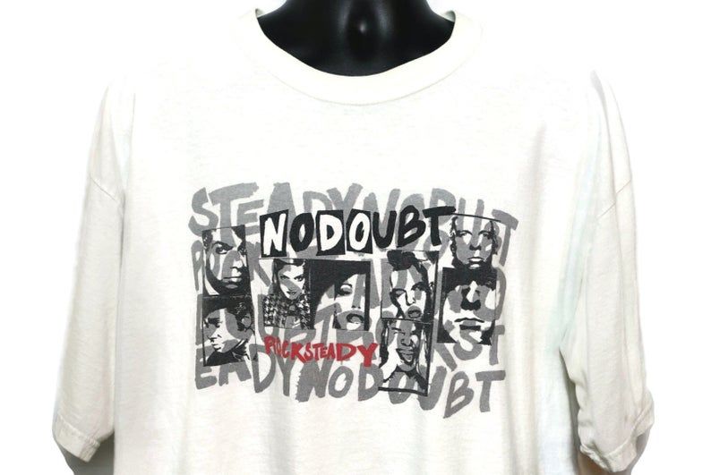 2001 No Doubt Vintage T Shirt – Gwen Stefani Rock Steady Tour 00s Concert Band Tee T-Shirt