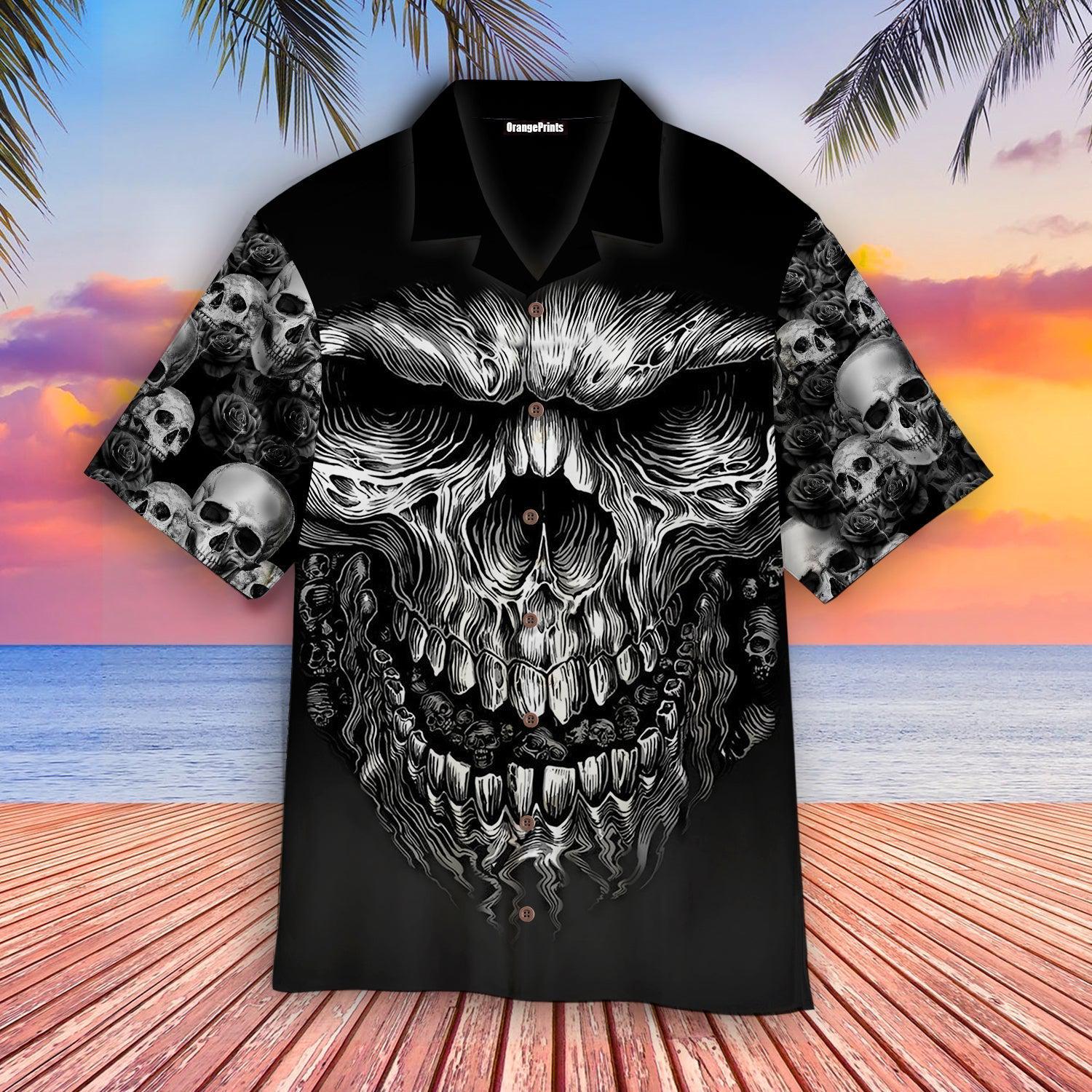 Shredder Skull Hawaii Shirt For Men Women Ha40411