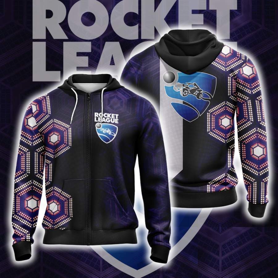 Rocket League Unisex Zip Up Hoodie Jacket