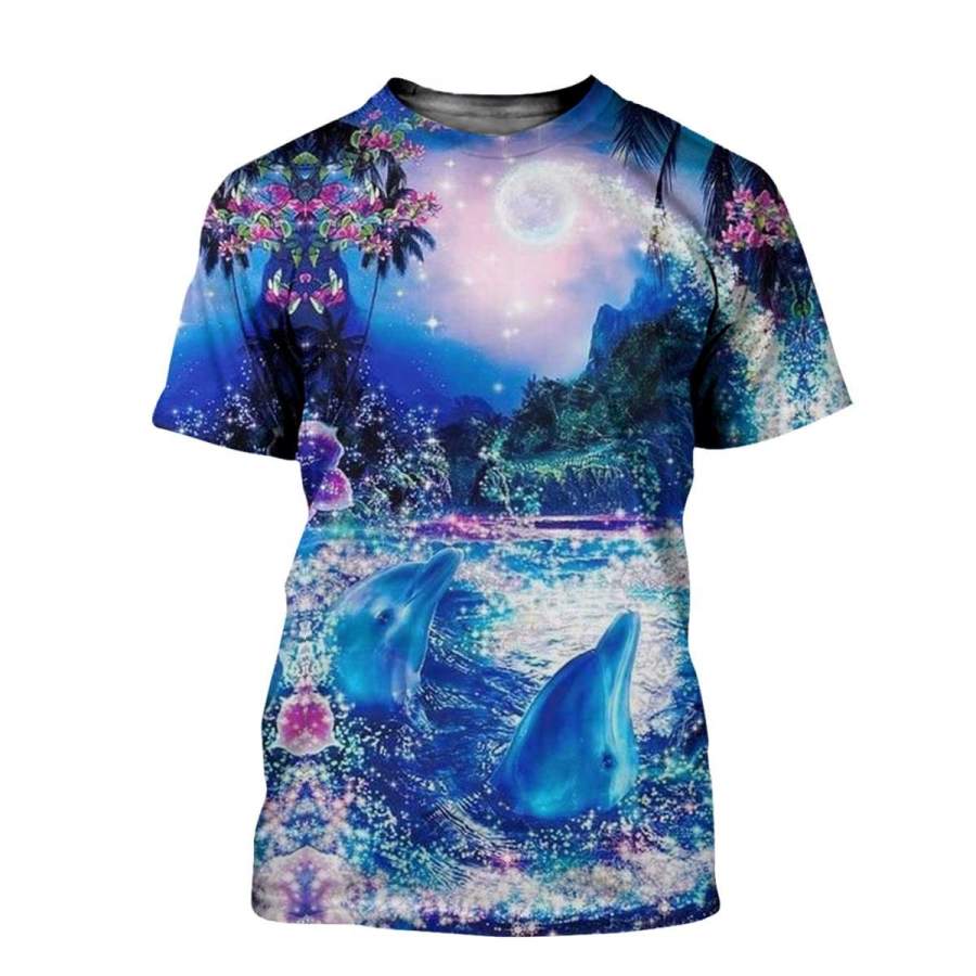 Dolphins 3D All Over Printed Shirts For Men And Women 08