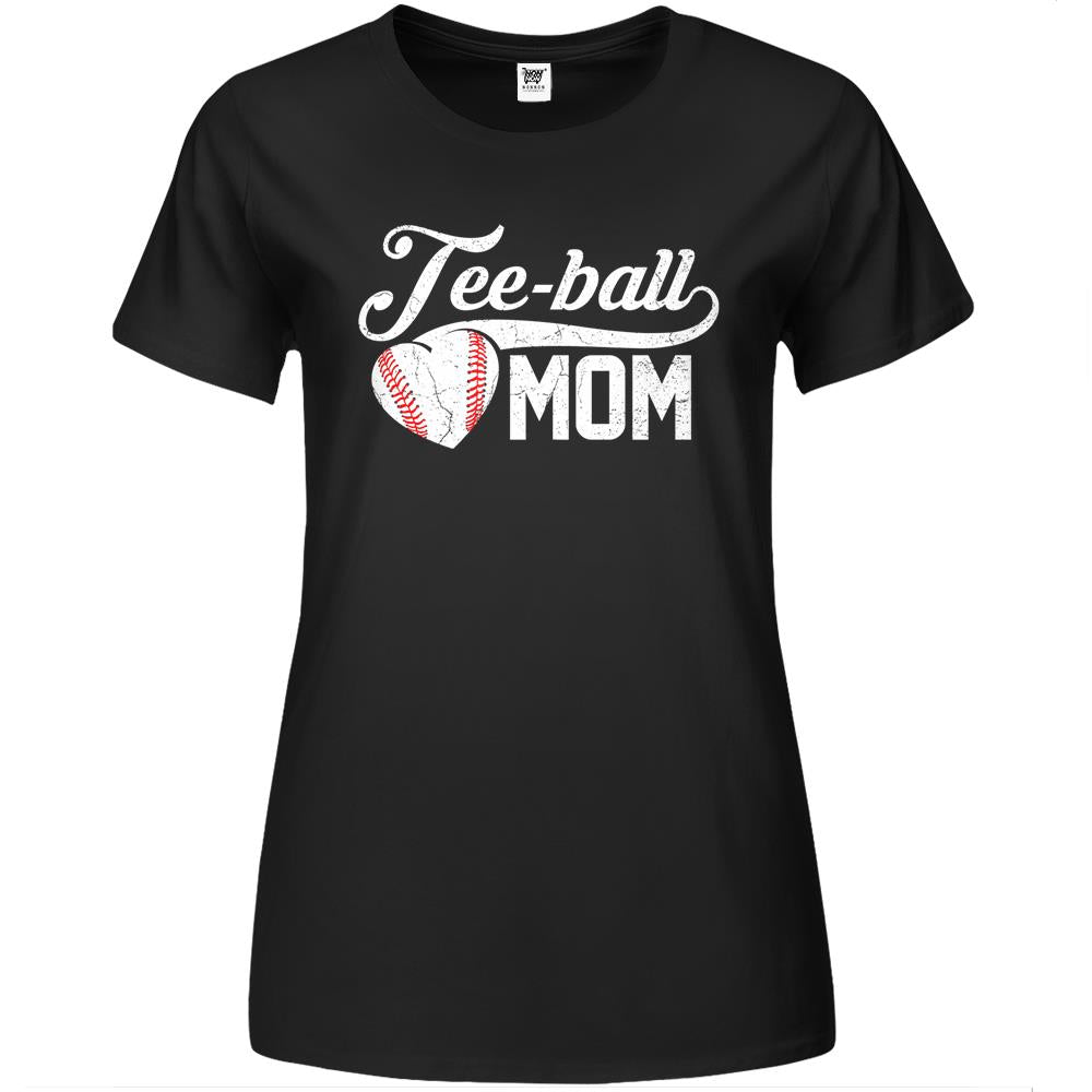 Tee Ball Mom Shirt T-Ball Mom Mother’S Day Gifts Premium Womens Tshirts