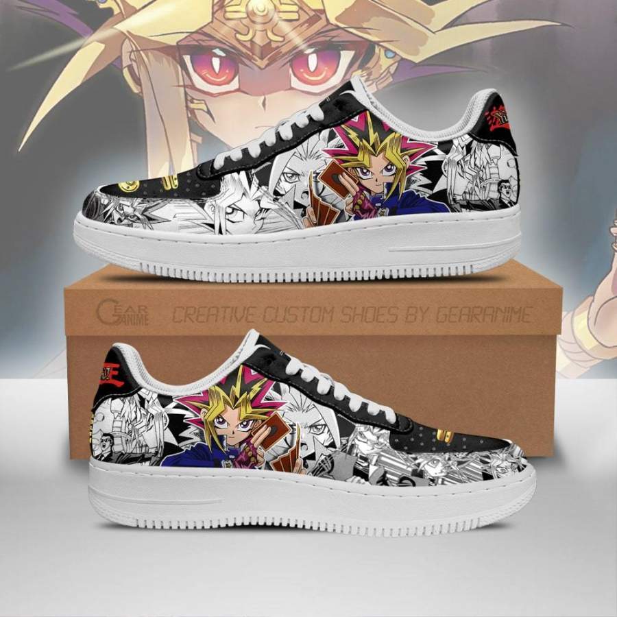Yugioh Shoes Yugi Mutou Air Sneakers Yu Gi Oh Anime Shoes