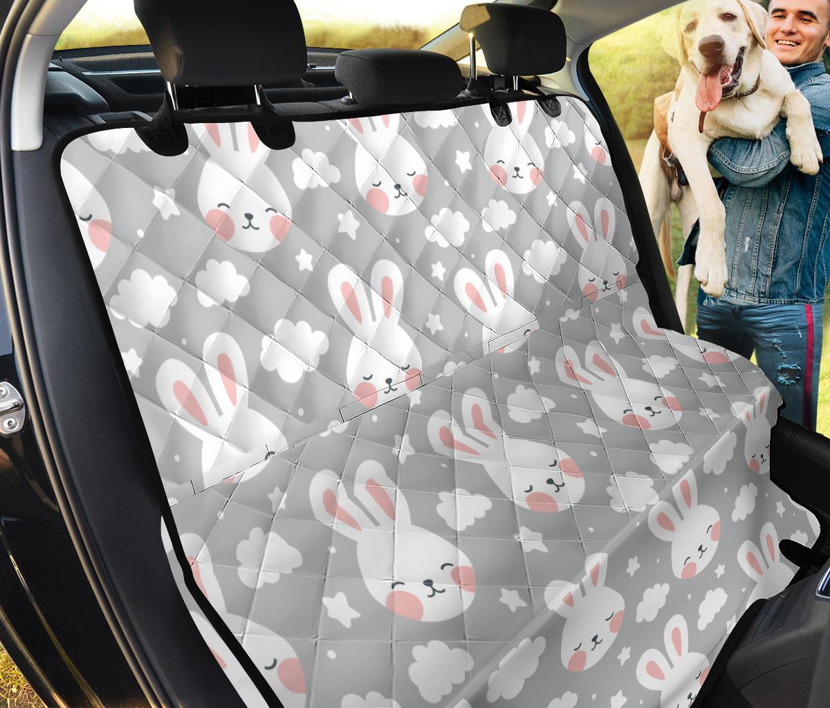 Rabbit Cloud Pattern Dog Car Seat Covers