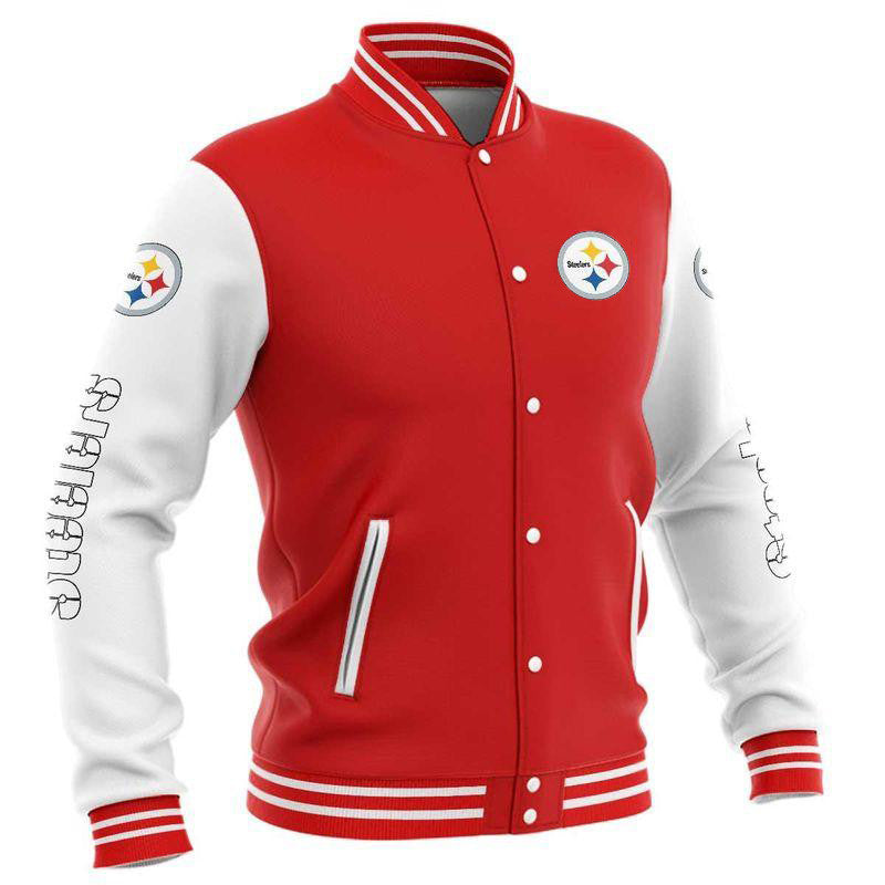 Pittsburgh Steelers Baseball Jacket For Men