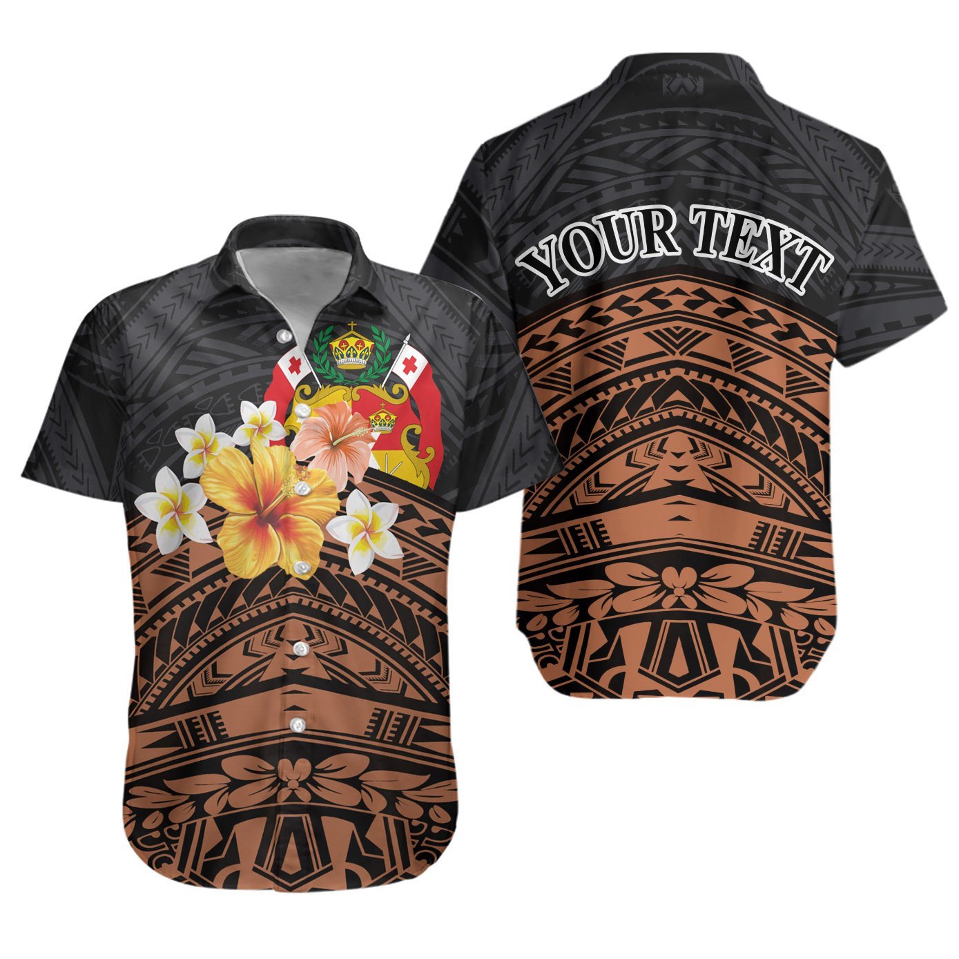 Tonga Custom Personalised – Tribal Pattern Hibiscus Hawaii Shirt For Hot Summer