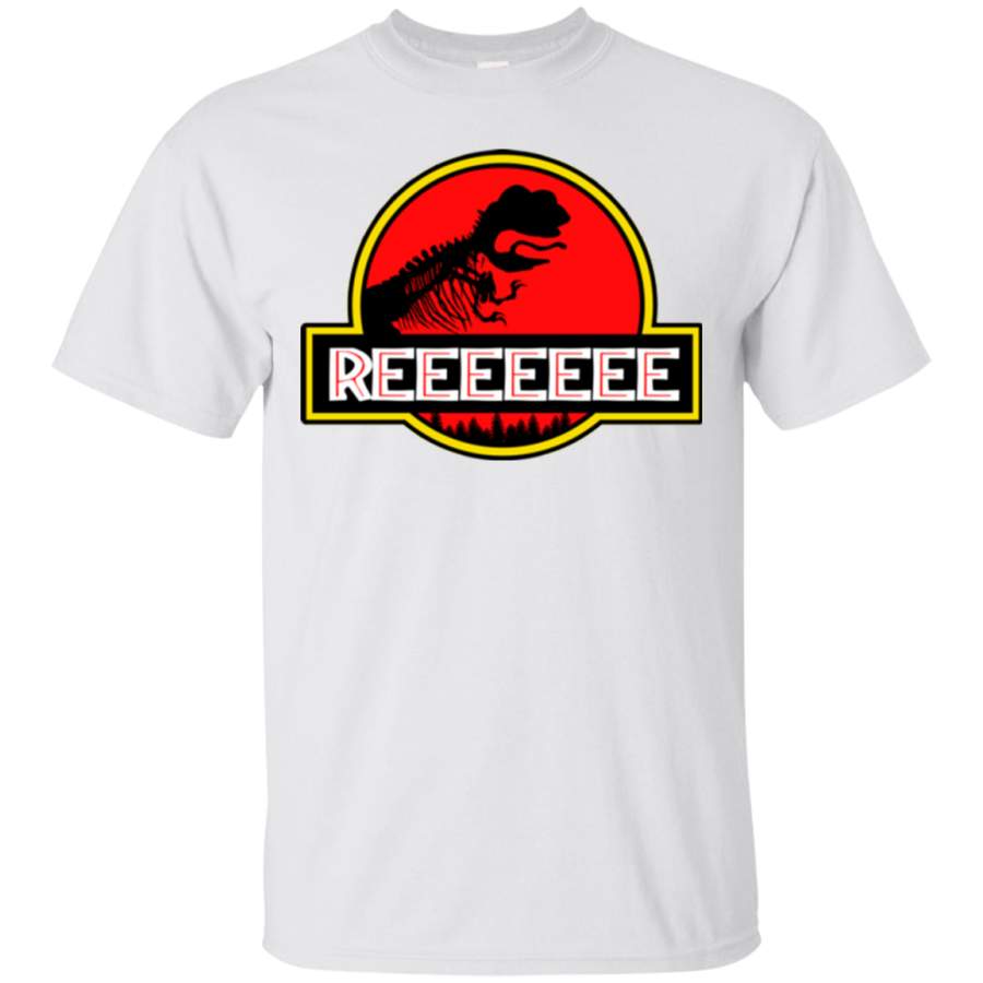 Jurassic Pepe the Frog Reeeeee Parody Kekistan T-Shirt