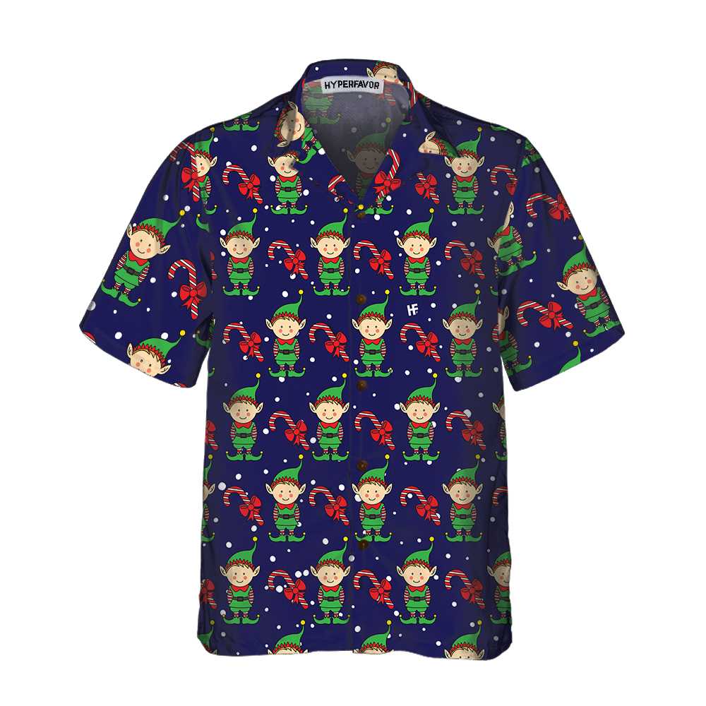 Christmas Elves On Blue Hawaii Elf Best Xmas Gift Idea Ha79340