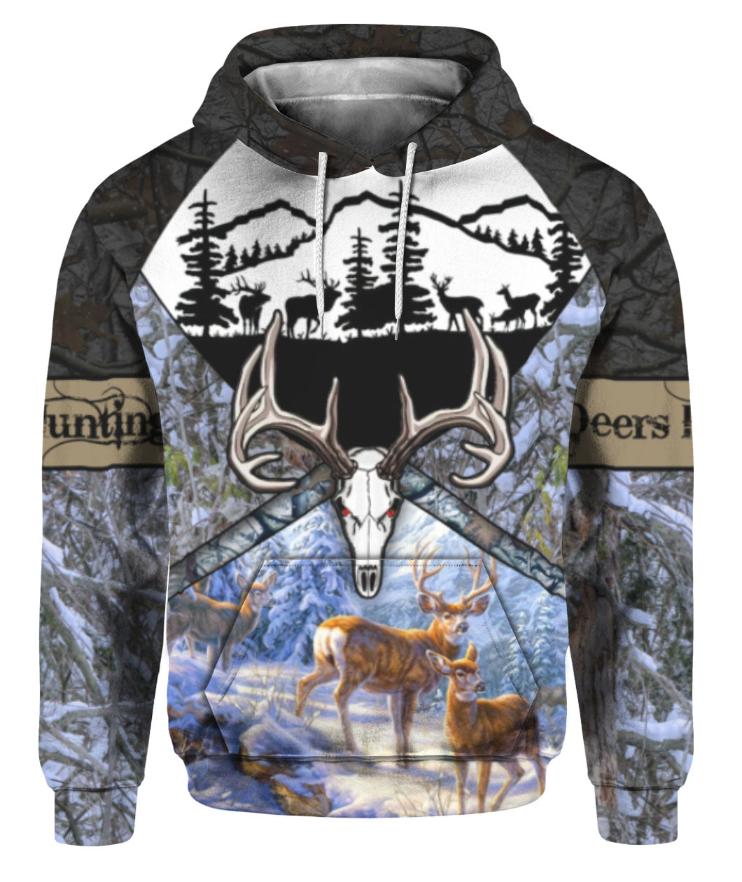 Oragontee Deer Hunter Winter Hunting 3D All Over Print | For Men & Women | Adult | Hp1164