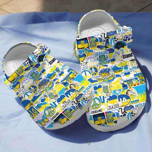 Stand With Ukraine Limited Edition Crocs